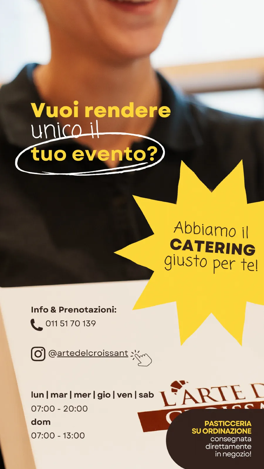 Listino online : MENU L'ARTE DEL CROISSANT ESPRESSO - BAR BISTROT